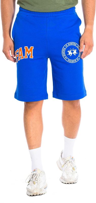 La Martina - Bermuda Shorts - Blauw - Katoen