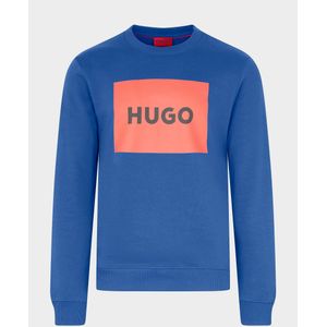 Hugo Boss - Katoenen Trui - Blauw - Met Logo