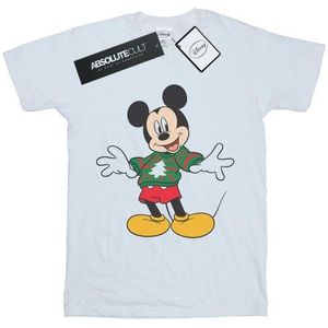 Li-cense Disney dames mickey mouse kersttrui stroke katoenen vriendje t-shirt