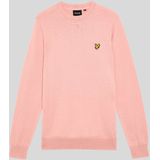 Lyle & Scott - Katoenen Merino Ronde Hals Trui - Roze