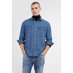 Heren mediumblauw DADDY SHIRT 73MM Shirt