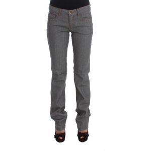 Costume National Dames Grijze Katoen Regular Fit Denim Jeans