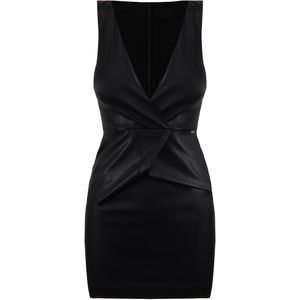 Armani Exchange - 3GYA47 YNABZ 1200 - Leren Jurk - Zwart