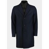 HUGO Red - Milogan2541 - Wollen Jas - Blauw