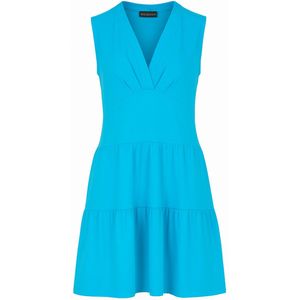 Jerseyjurk - Turkoois - Mouwloos - Katoenjersey