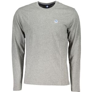 T-shirts - Grijs - Long Sleeve Crew Neck Tee