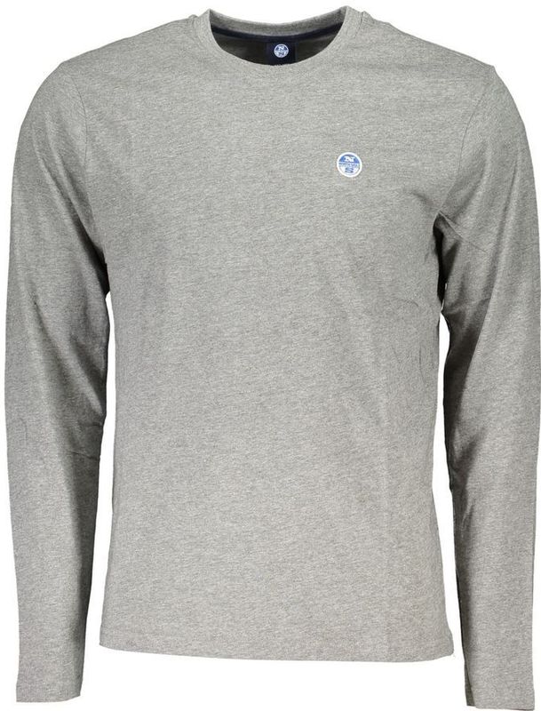 T-shirts - Grijs - Long Sleeve Crew Neck Tee