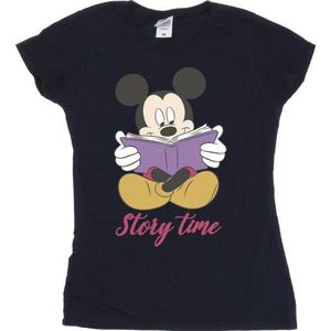 Li-cense Disney dames mickey mouse story time katoenen t-shirt