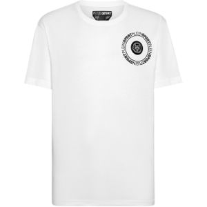 Plein Sport - T-Shirt Ronde Hals Carbon Tiger - Wit - Katoen