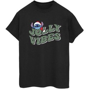 Li-cense Disney dames lilo & stitch jolly chilling vibes katoenen vriendje t-shirt