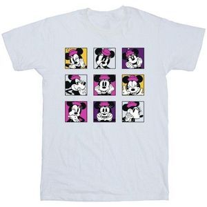 Li-cense Disney heren minnie mouse vierkantjes t-shirt