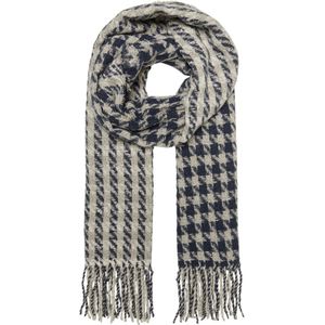 Only Onlcarolina life soft check scarf c ecru dessin