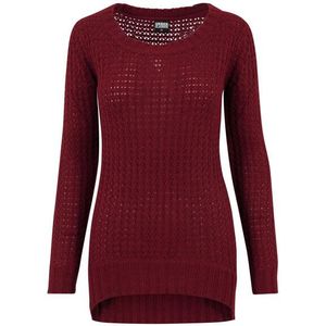 Urban Classics Dames wijde hals lange jumpsuit