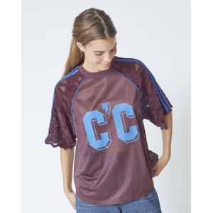 Co'Couture - 45046 TREY - Top - Licht Blauw - Lange Mouw