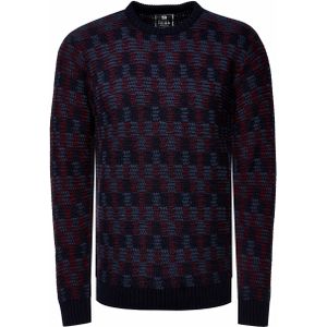 Rusty Neal - Gebreide Trui - Casual Pasvorm - Grijs - 70% Polyacryl, 30% Katoen