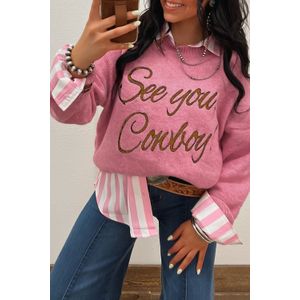 Cowboy Grafisch Sweatshirt