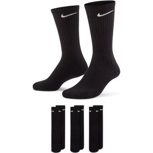 Nike - Everyday Cushion Crew - Trainingssokken - Zwart - 3 Paar