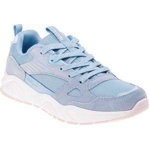 Iguana Dames onavy leren trainers