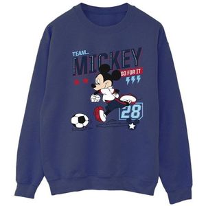 Li-cense Disney dames mickey mouse team mickey voetbal sweatshirt