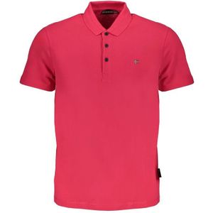 Napapijri - Katoenen Polo - Roze - Regular Fit - Korte Mouwen