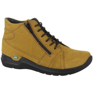 Wolky - Why - Veterboot - Mosterdgeel - Comfort Casual Wandelbottine