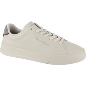 Tommy Hilfiger - Leren Sneaker - Beige - Heren