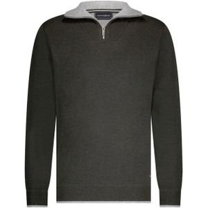 Scotland Blue - Age Halfzip Pullover - Groen - Tricot