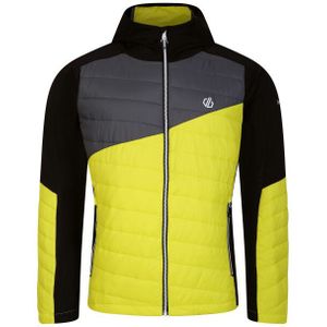 Dare2b - Touring Contrast Paneel Hybride Jas - Groen - 100% Gerecycled Polyester