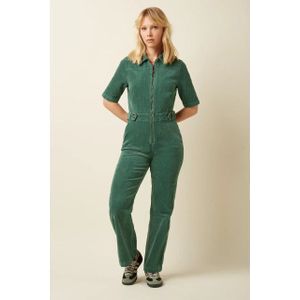 King Louie Garbo zip jumpsuit 07479 matcha green