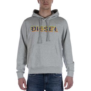 Diesel - S-Ginn - Sweatshirt - Grijs - Met Capuchon