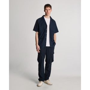 Lyle & Scott - Overhemd - Donkerblauw - Katoen en Linnen