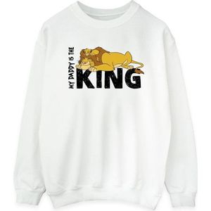 Li-cense Disney dames the lion king daddy is king sweatshirt