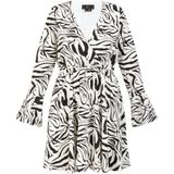 faina jurk - zebraprint sookie