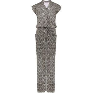 Geisha Zomer jumpsuit meisjes aop / off wit