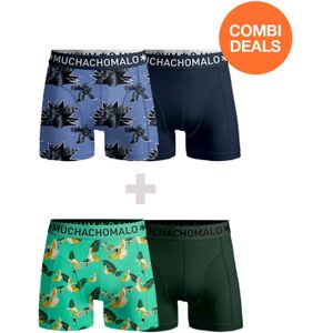 Muchachomalo Heren 2+2-pack boxershorts print