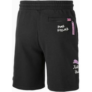 Puma - x KidSuper Studios - Heren Shorts - Zwart - Stretch Taille