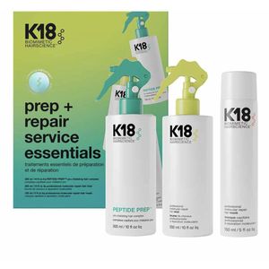 K18 BIOMIMETIC HAIRSCIENCE Prep + Repair Service Essentials Set