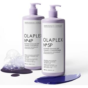 Olaplex Blonde Haar Set - Kleurversterkende shampoo & conditioner - 2x1000ml