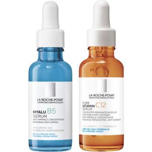 La Roche-Posay Hyalu B5 Serum 30ml en Pure Vitamine C12 Serum 30ml Routine Kit