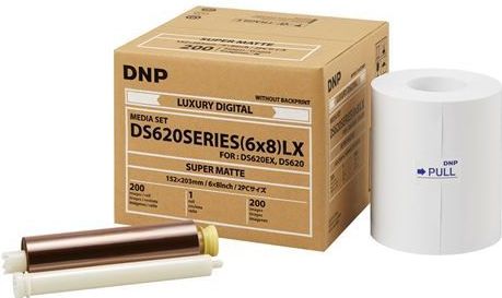 DNP papier super matte 1 rol � 200 st. 15x20 voor ds620