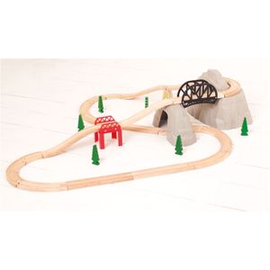 Bigjigs Houten Rails Rocky Mountain Uitbreidingsset, 12dlg.