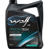 Wolf motorolie "officialtech ms-v". motoroil 0w20 5l off.tech ms-v