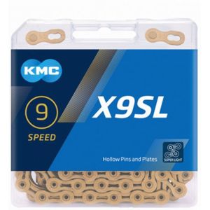 KMC Fietsketting X9 Ti-N Goud 114 schakels