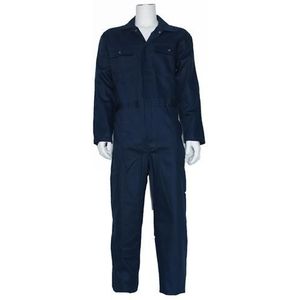 EM Workwear Overall - 100% katoen - Navy - Maat 42 - Boeren Werkoverall - Dames & Heren - OVK100