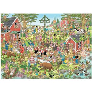 Jumbo Jan van haasteren legpuzzel - midzomer festival, 1000st.