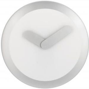 NeXtime NeXtime klok 2615zi Focus, Ø25 cm, Wall, White/ Silver