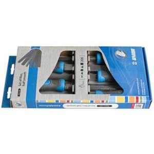 Unior Grs vijl set 5dlg zacht handvat