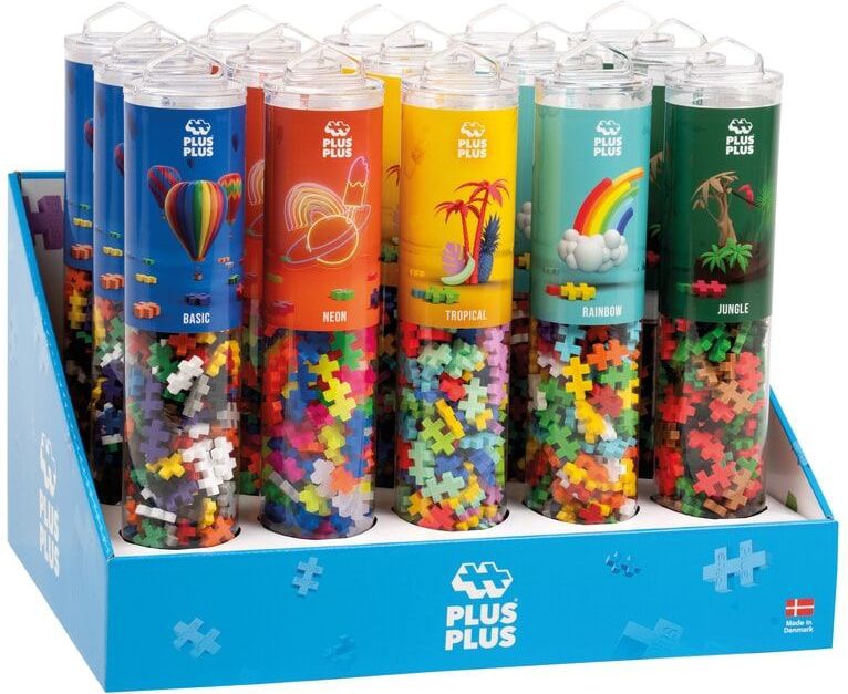 Plus Plus Plus-plus 240 stuks. color tubes: 15 stuks (7281)