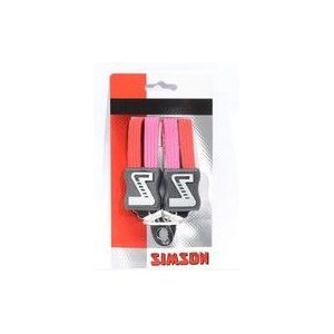 Snelbinder Trio Simson kort met 3 binders - roze/rood