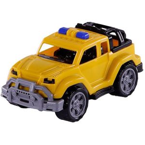 Cavallino Toys Cavallino Trendy Jeep Geel, 22cm